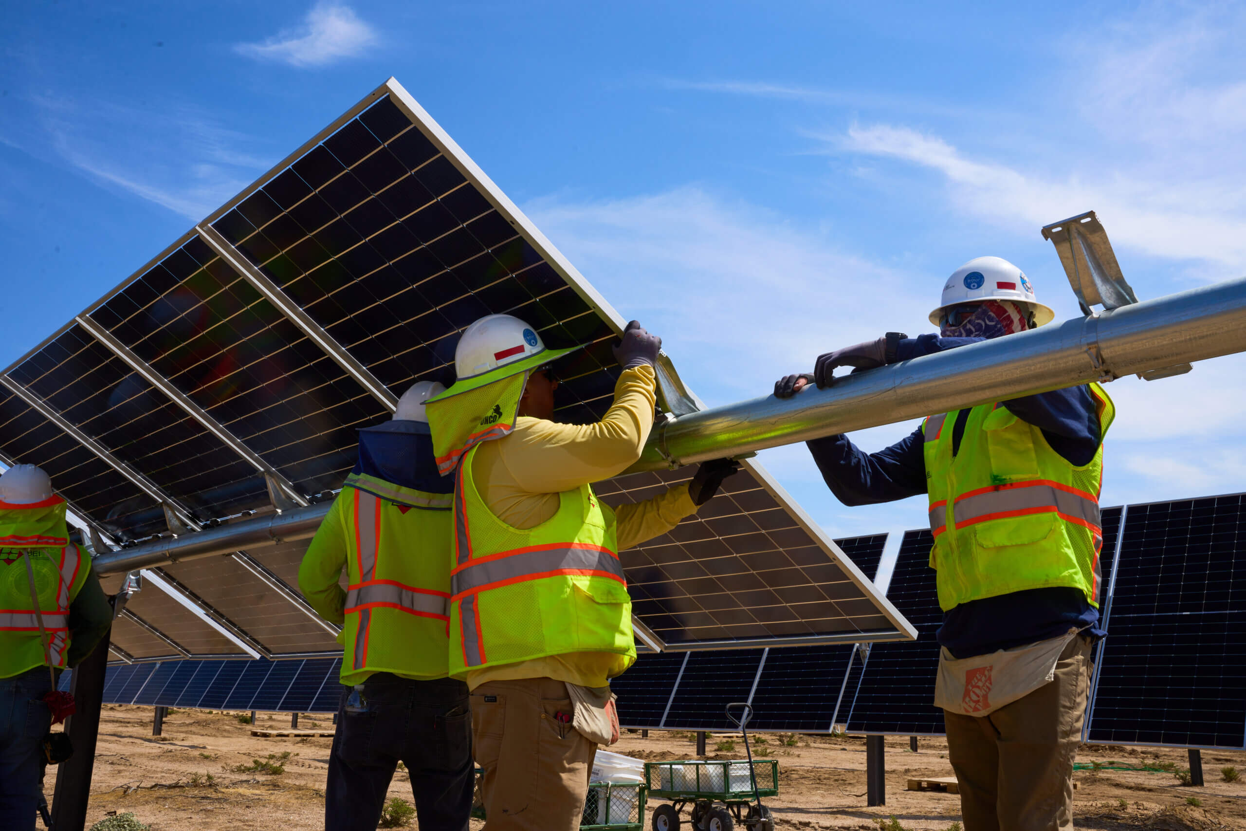 Utility scale solar farm